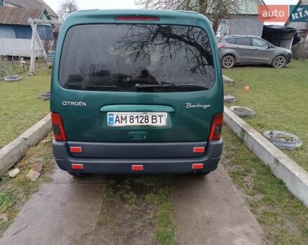 Зелений Сітроен Берлінго, об'ємом двигуна 1.9 л та пробігом 292 тис. км за 3900 $, фото 1 на Automoto.ua