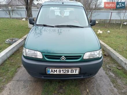 Зеленый Ситроен Берлинго, объемом двигателя 1.9 л и пробегом 292 тыс. км за 3900 $, фото 1 на Automoto.ua