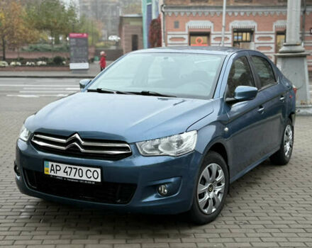 Синий Ситроен С-Элизе, объемом двигателя 1.2 л и пробегом 129 тыс. км за 3650 $, фото 1 на Automoto.ua