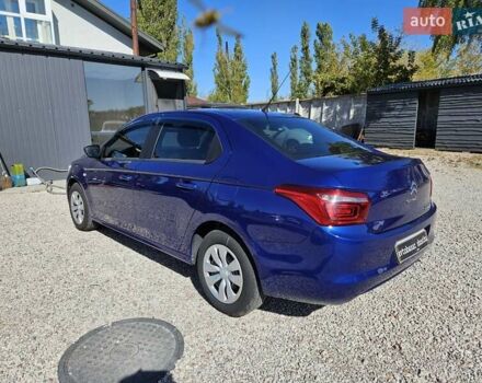 Синий Ситроен С-Элизе, объемом двигателя 1.2 л и пробегом 39 тыс. км за 8400 $, фото 3 на Automoto.ua