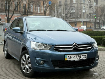 Синий Ситроен С-Элизе, объемом двигателя 1.2 л и пробегом 129 тыс. км за 3650 $, фото 1 на Automoto.ua
