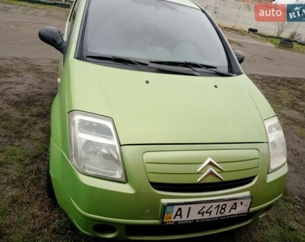 Зеленый Ситроен С2, объемом двигателя 1.4 л и пробегом 190 тыс. км за 3300 $, фото 1 на Automoto.ua