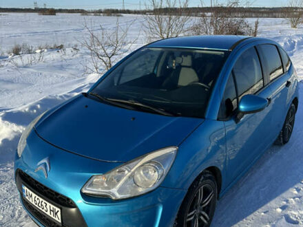 Синий Ситроен С3, объемом двигателя 1.4 л и пробегом 175 тыс. км за 4850 $, фото 1 на Automoto.ua