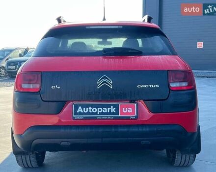 Червоний Сітроен C4 Кактус, об'ємом двигуна 1.2 л та пробігом 102 тис. км за 9990 $, фото 6 на Automoto.ua