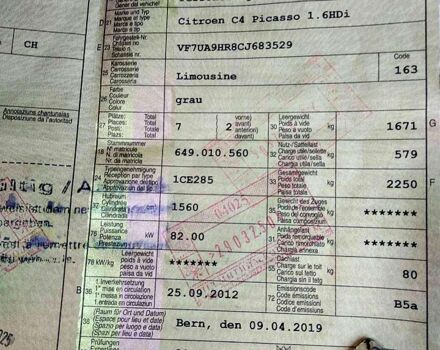 Сітроен Ц4 Гранд Пікассо, об'ємом двигуна 1.6 л та пробігом 190 тис. км за 7100 $, фото 2 на Automoto.ua