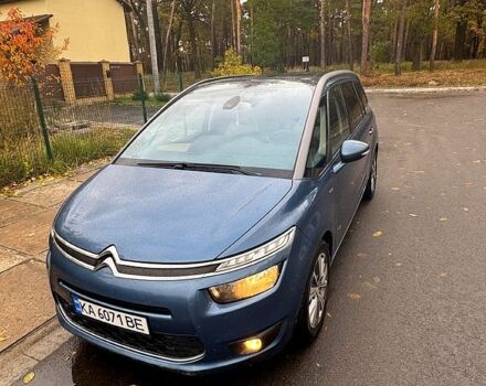 Синий Ситроен Ц4 Гранд Пикассо, объемом двигателя 1.6 л и пробегом 240 тыс. км за 7999 $, фото 1 на Automoto.ua