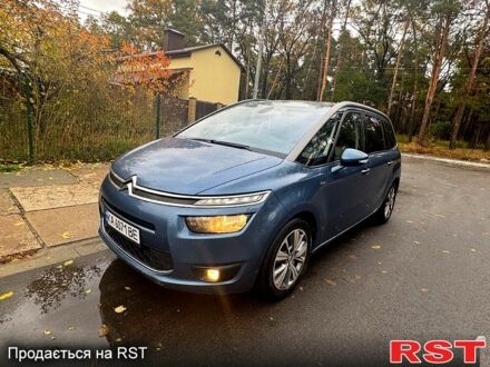 Синий Ситроен Ц4 Гранд Пикассо, объемом двигателя 1.6 л и пробегом 240 тыс. км за 7999 $, фото 1 на Automoto.ua