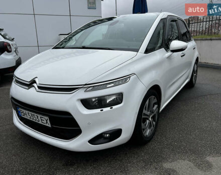 Белый Ситроен С4 Пикассо, объемом двигателя 1.56 л и пробегом 345 тыс. км за 9200 $, фото 1 на Automoto.ua