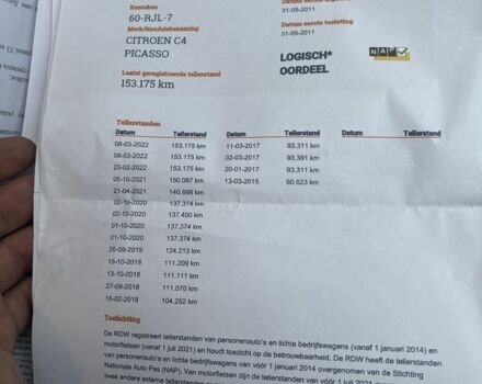 Коричневый Ситроен С4 Пикассо, объемом двигателя 1.6 л и пробегом 193 тыс. км за 6100 $, фото 17 на Automoto.ua