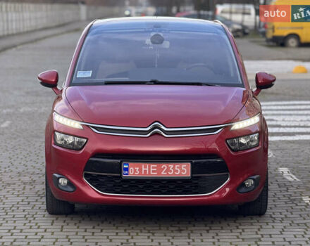 Красный Ситроен С4 Пикассо, объемом двигателя 1.56 л и пробегом 230 тыс. км за 11400 $, фото 29 на Automoto.ua