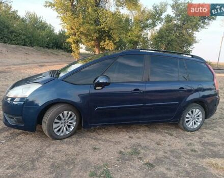 Синий Ситроен С4 Пикассо, объемом двигателя 2 л и пробегом 200 тыс. км за 5500 $, фото 2 на Automoto.ua