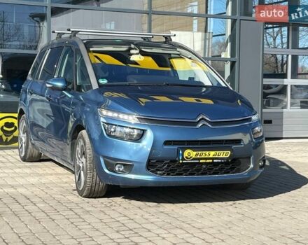 Синий Ситроен С4 Пикассо, объемом двигателя 2 л и пробегом 220 тыс. км за 11500 $, фото 1 на Automoto.ua