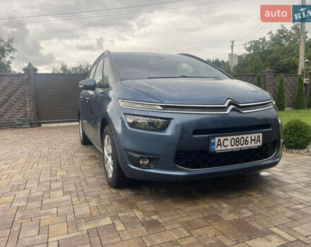 Синий Ситроен С4 Пикассо, объемом двигателя 1.56 л и пробегом 236 тыс. км за 9900 $, фото 1 на Automoto.ua