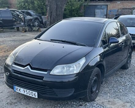 Черный Ситроен С4, объемом двигателя 1.6 л и пробегом 317 тыс. км за 1150 $, фото 1 на Automoto.ua