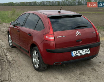 Красный Ситроен С4, объемом двигателя 1.59 л и пробегом 157 тыс. км за 3500 $, фото 5 на Automoto.ua