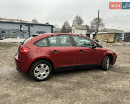 Красный Ситроен С4, объемом двигателя 1.59 л и пробегом 244 тыс. км за 5500 $, фото 12 на Automoto.ua