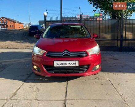 Красный Ситроен С4, объемом двигателя 1.6 л и пробегом 184 тыс. км за 6490 $, фото 1 на Automoto.ua