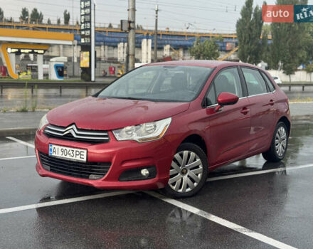 Красный Ситроен С4, объемом двигателя 1.56 л и пробегом 215 тыс. км за 6600 $, фото 1 на Automoto.ua