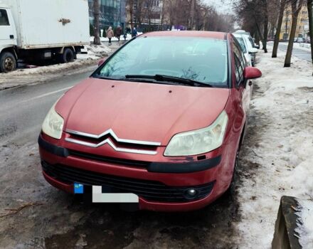 Красный Ситроен С4, объемом двигателя 1.6 л и пробегом 169 тыс. км за 4200 $, фото 1 на Automoto.ua