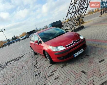 Красный Ситроен С4, объемом двигателя 1.6 л и пробегом 200 тыс. км за 3200 $, фото 1 на Automoto.ua