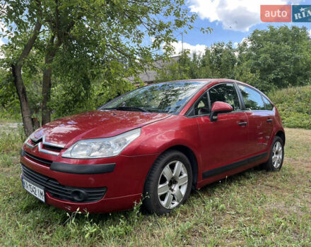 Красный Ситроен С4, объемом двигателя 1.59 л и пробегом 140 тыс. км за 4800 $, фото 1 на Automoto.ua