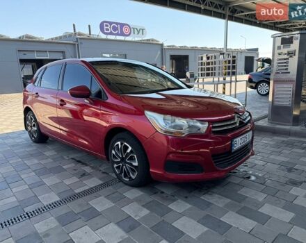 Красный Ситроен С4, объемом двигателя 1.6 л и пробегом 107 тыс. км за 7500 $, фото 1 на Automoto.ua