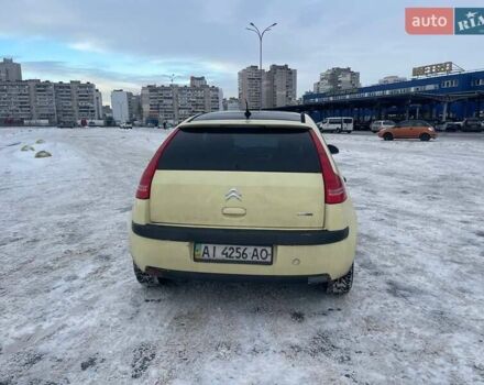 Желтый Ситроен С4, объемом двигателя 1.6 л и пробегом 196 тыс. км за 3000 $, фото 3 на Automoto.ua
