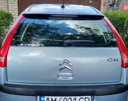 Синий Ситроен С4, объемом двигателя 1.6 л и пробегом 195 тыс. км за 3650 $, фото 5 на Automoto.ua