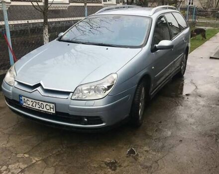 Синий Ситроен С5, объемом двигателя 2 л и пробегом 212 тыс. км за 5000 $, фото 1 на Automoto.ua