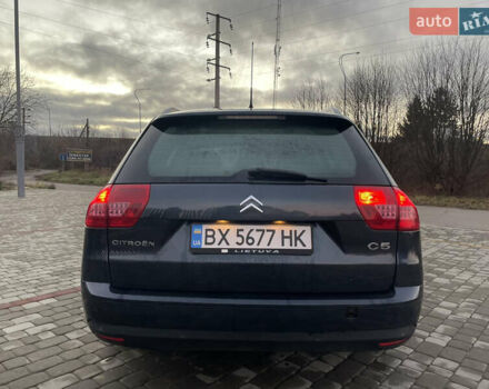 Синий Ситроен С5, объемом двигателя 2 л и пробегом 212 тыс. км за 5500 $, фото 3 на Automoto.ua