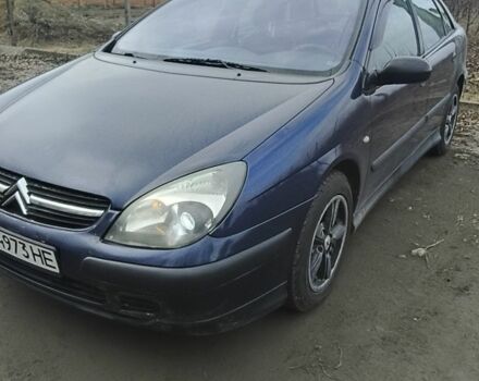 Синий Ситроен С5, объемом двигателя 2 л и пробегом 123 тыс. км за 2200 $, фото 1 на Automoto.ua