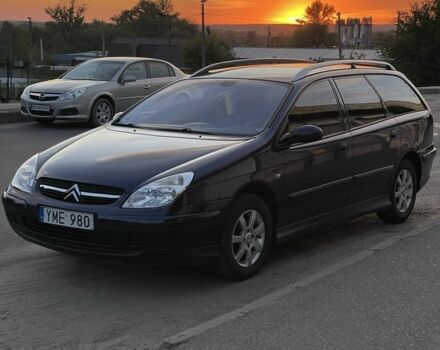 Синий Ситроен С5, объемом двигателя 2 л и пробегом 210 тыс. км за 1800 $, фото 1 на Automoto.ua