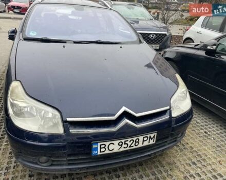 Синий Ситроен С5, объемом двигателя 2 л и пробегом 321 тыс. км за 2550 $, фото 1 на Automoto.ua