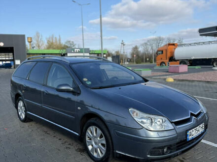 Синий Ситроен С5, объемом двигателя 2 л и пробегом 252 тыс. км за 5299 $, фото 1 на Automoto.ua