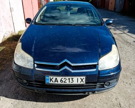 Синий Ситроен С5, объемом двигателя 2 л и пробегом 376 тыс. км за 1600 $, фото 1 на Automoto.ua