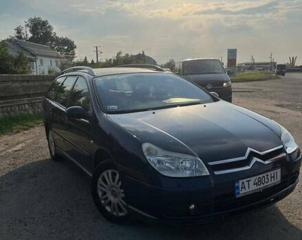 Синий Ситроен С5, объемом двигателя 2 л и пробегом 241 тыс. км за 5500 $, фото 1 на Automoto.ua