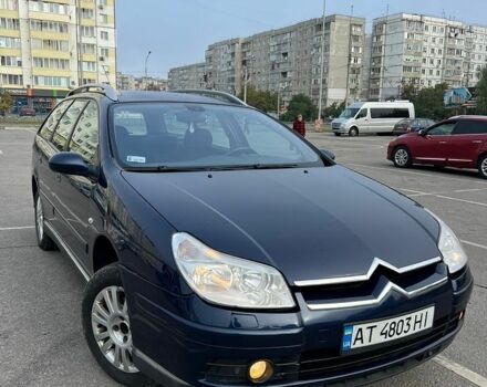 Синий Ситроен С5, объемом двигателя 2 л и пробегом 276 тыс. км за 3550 $, фото 1 на Automoto.ua