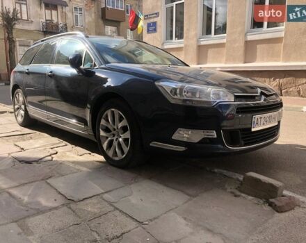 Синий Ситроен С5, объемом двигателя 2 л и пробегом 242 тыс. км за 6200 $, фото 1 на Automoto.ua