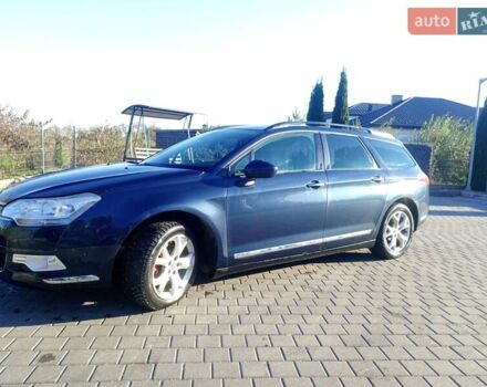 Синий Ситроен С5, объемом двигателя 1.56 л и пробегом 210 тыс. км за 5999 $, фото 1 на Automoto.ua