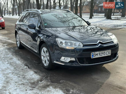 Ситроен С5 2010 в Липовой Долине на Automoto.ua Синий Ситроен С5, объемом двигателя 1.6 л и пробегом 195 тыс. км за 6750 $, фото 1 на Automoto.ua