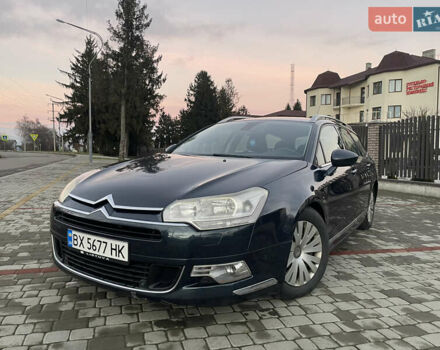 Синий Ситроен С5, объемом двигателя 2 л и пробегом 212 тыс. км за 5500 $, фото 1 на Automoto.ua