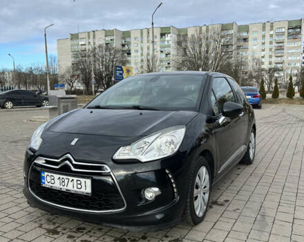 Черный Ситроен ДС3, объемом двигателя 1.4 л и пробегом 122 тыс. км за 6650 $, фото 1 на Automoto.ua