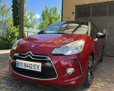 Красный Ситроен ДС3, объемом двигателя 1.6 л и пробегом 77 тыс. км за 7499 $, фото 1 на Automoto.ua