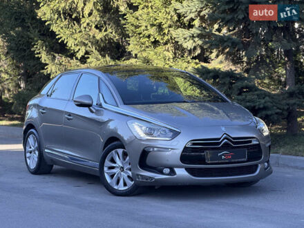 Серый Ситроен ДС5, объемом двигателя 1.6 л и пробегом 212 тыс. км за 10900 $, фото 1 на Automoto.ua