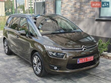 Ситроен Гранд С4 Пикассо 2014 в Львове на Automoto.ua Коричневый Ситроен Гранд С4 Пикассо, объемом двигателя 1.6 л и пробегом 209 тыс. км за 11950 $, фото 1 на Automoto.ua