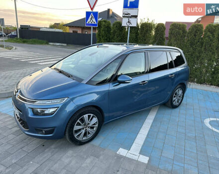 Синий Ситроен Гранд С4 Пикассо, объемом двигателя 1.6 л и пробегом 182 тыс. км за 10500 $, фото 1 на Automoto.ua