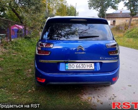 Синий Ситроен Гранд С4 Пикассо, объемом двигателя 1.5 л и пробегом 98 тыс. км за 16300 $, фото 3 на Automoto.ua