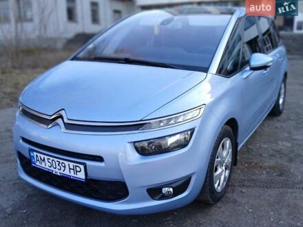 Сітроен Гранд С4 Пікассо 2014 у Бердичеве на Automoto.ua Синій Сітроен Гранд С4 Пікассо, об'ємом двигуна 1.56 л та пробігом 267 тис. км за 9950 $, фото 1 на Automoto.ua
