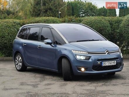 Сітроен Гранд С4 Пікассо 2016 у Тернополі на Automoto.ua Синій Сітроен Гранд С4 Пікассо, об'ємом двигуна 1.6 л та пробігом 202 тис. км за 12700 $, фото 1 на Automoto.ua