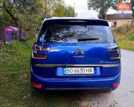 Синий Ситроен Grand C4 SpaceToure, объемом двигателя 1.5 л и пробегом 108 тыс. км за 16800 $, фото 2 на Automoto.ua